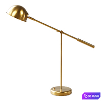 Zara Home - The gold metal table lamp