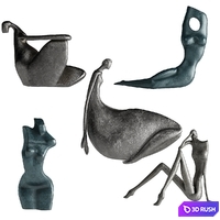 Human Abstract Sculptures 7