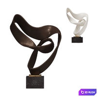 Ribbon Sculpture Decor