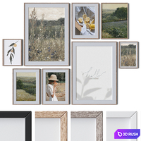 Set of 8 wall paintings 2590