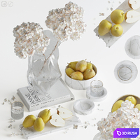 Decorative set with hydrangea - 03