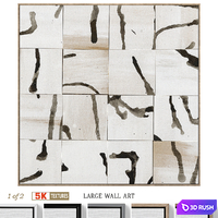 Large Abstract Neutral Wall Art C-921