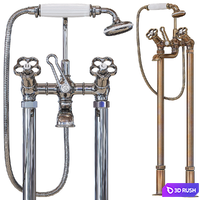 Drummonds floor standing bath faucet