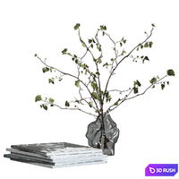 Decorative set with candles