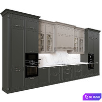 Neoclassical kitchen 11