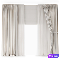Light curtains with tiebacks