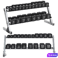 Premium Dumbbell Set and Dumbbell Rack