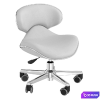 Salon Smart Ergonomic Pedicure Stool Gray
