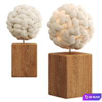 Ball table lamp by Helen Loom
