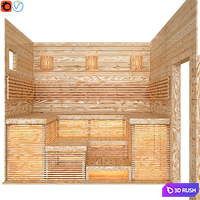 Sauna. The bathhouse. Steam room