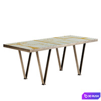 Mosaic tile coffee table