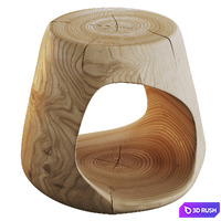 Cedar slab coffee table