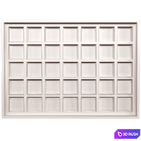 Art Deco coffered ceiling.Modern coffered ceiling