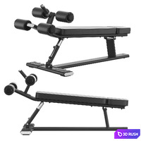 Bench DHZ Fitness E-7037 Adjustable Decline Bench