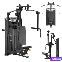 DHZ Fitness E-7007A Pearl DeltPec Fly Butterfly - rear delts