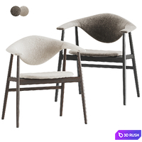Masculo Dining Chair by Gubi