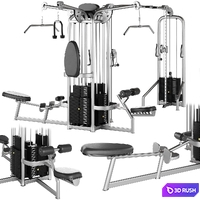 HOIST MULTI JUNGLE GYM SYSTEM CMJ-6600-S 6 STATION