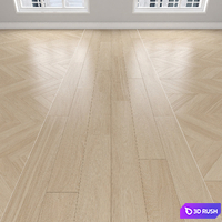 Parquet Oak cream, 3 types: herringbone, linear, chevron.