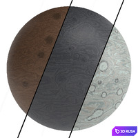 3 Wood Materials PBR 4k
