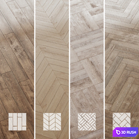 Wood floor Pine Oak Set 3