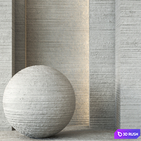 Decorative Wall Plaster Texture 4K - Seamless