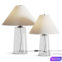 Pottery Barn Avalon Recycled Glass Table Lamp