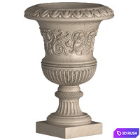 Classical vase for decorating the facade Casa Padrino