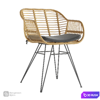 Chair Vetle Bent, rattan, Bergenson Bjorn