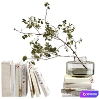 Decorative set with books