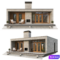 Modern single-story house #3