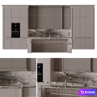 Kitchen in neoclassical style 63