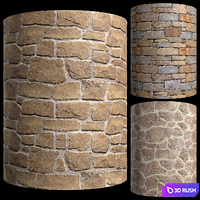 Rubble wall stone masonry