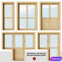 Set of wooden doors 3 | Constructor