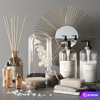 Elegant bathroom accessories