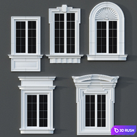 Windows in the style of modern classics 01