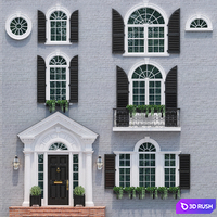 Windows and doors in the style of English classics 1