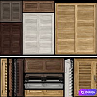 Shutter system for windows and doors