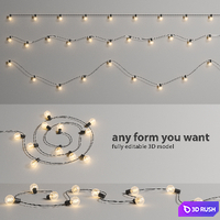Editable Garland Lights Set 2