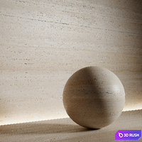Stone material, travertine 5, pbr, seamless