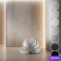 Decorative plaster | Concrete set (seamless) | 05