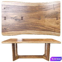 Wooden table slab
