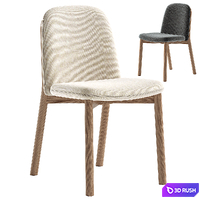 Julie upholstered ash wood chair