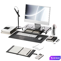 Decor for the workplace with a set of Apple equipment
