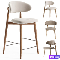 Chair polubarnyy Lucas latte Bar Chair
