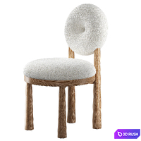 Chair with bouclé fabric Grand Cairo