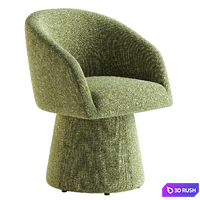 Kyo Chenille Upholstered Barrel Chair