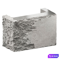 Reception desk made of concrete 1