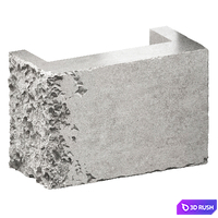 Reception desk made of concrete 2