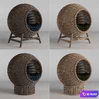 Wicker baskets for pets