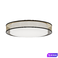 Ceiling lamp with textile decor VEDUM